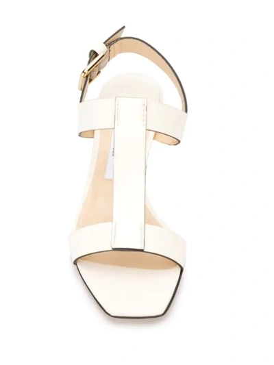 Shop Jimmy Choo Jin 45mm Sandals In Neutrals