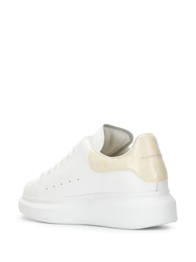 Shop Alexander Mcqueen Oversized Flatform Sneakers In White