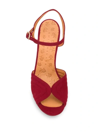 Shop Chie Mihara Eris Open Toe Sandals In Red