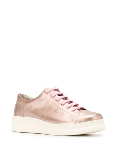 Camper Runner Up Metallic Trainers In Pink