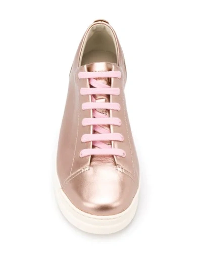 Camper Runner Up Metallic Trainers In Pink
