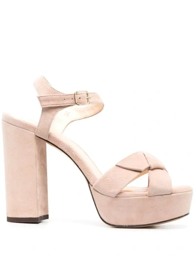 Shop Tila March Clara Platform Heels In Neutrals