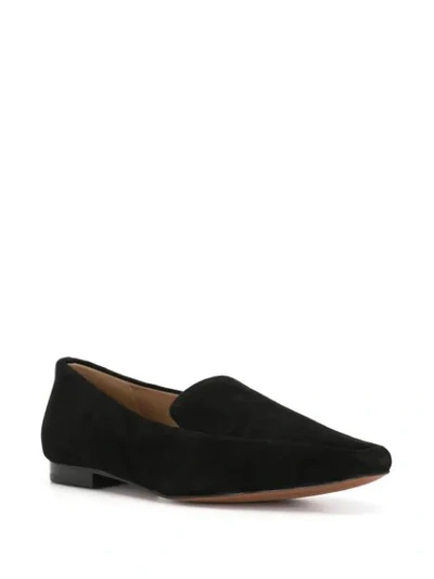 Shop Sam Edelman Emelie Suede Loafers In Black