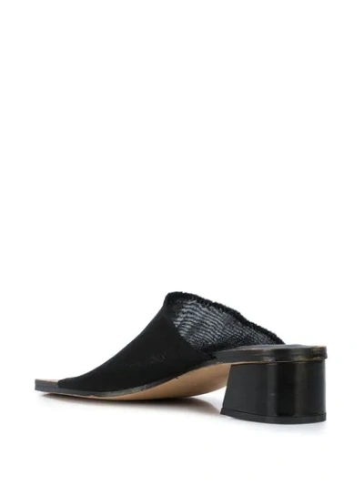 Shop Miista Beck Net Sandals In Black