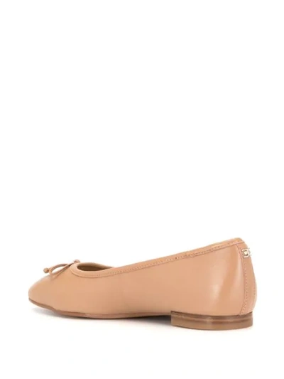 Shop Sam Edelman Jillie Ballerina Shoes In Neutrals