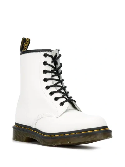 Shop Dr. Martens' 1460 Ankle Boots In White