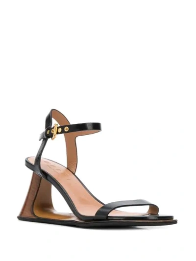 Shop Marni 85mm Reverse Sole Sandals In Black