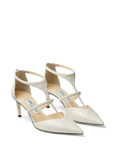 Shop Jimmy Choo Saoni 65mm Pumps In White