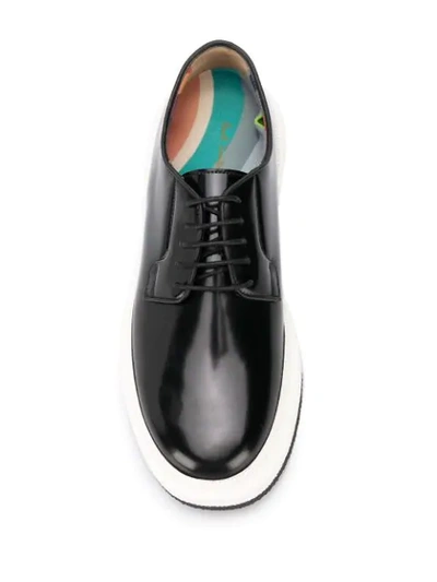 Shop Paul Smith Sade Raised-sole Derby Shoes In Black