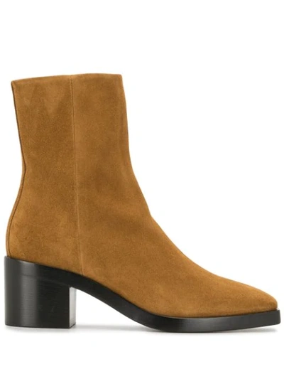 Shop Pierre Hardy Jim Ankle Boots In Brown