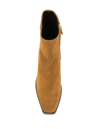 Shop Pierre Hardy Jim Ankle Boots In Brown