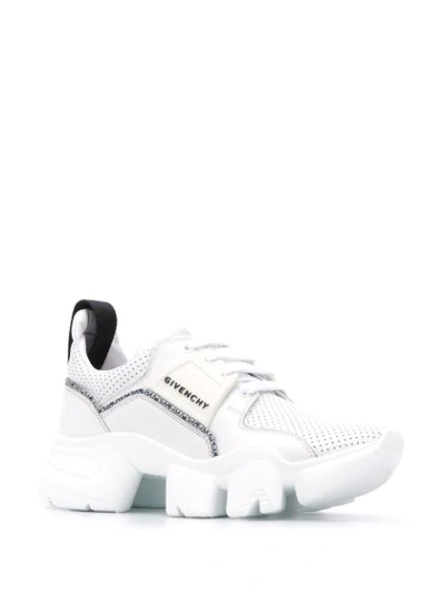 Shop Givenchy Jaw Chunky Low-up Sneakers In White