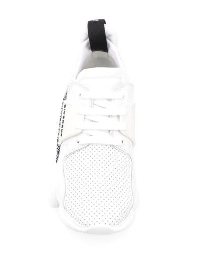 Shop Givenchy Jaw Chunky Low-up Sneakers In White