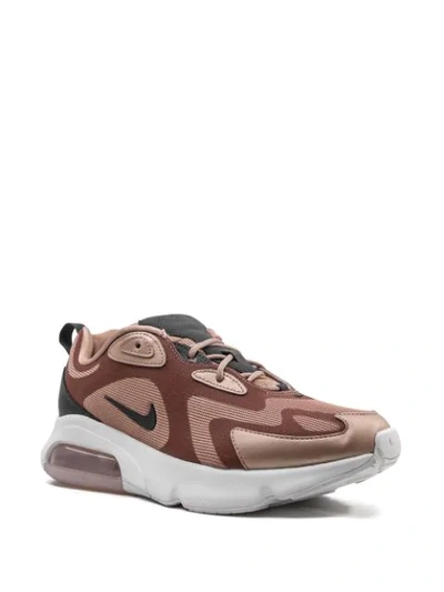 Shop Nike Air Max 200 Sneakers In Brown