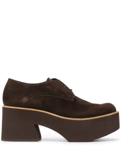 Shop Paloma Barceló Monsaraz Platform Shoes In Brown