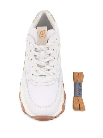 Shop Hogan Hyperactive Chunky Sneakers In White