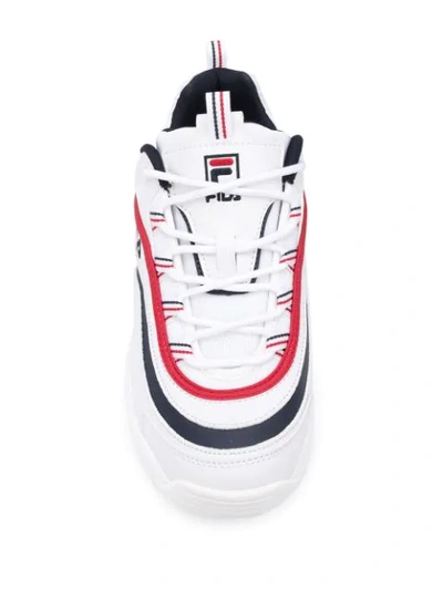 Shop Fila Ray Low-top Sneakers In White