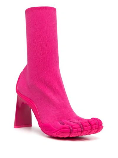 Shop Balenciaga Split-toe Pull-on Booties In Pink