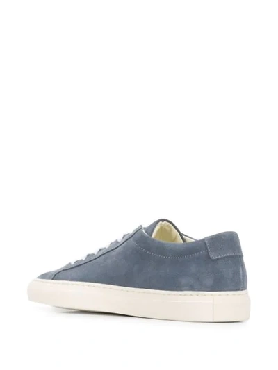 Shop Common Projects Original Achilles Suede Sneakers In Blue