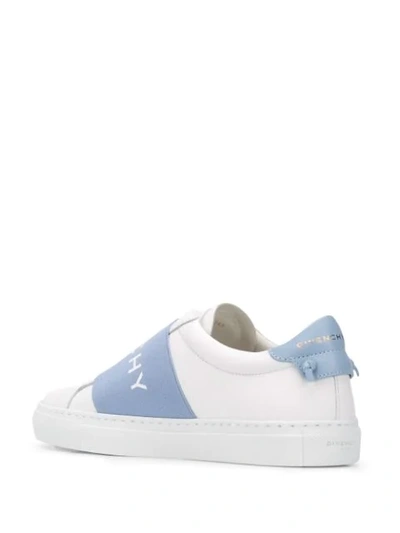 Shop Givenchy Logo Strap Low-top Sneakers In White