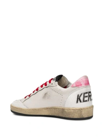 Shop Golden Goose Ball Star Low-top Sneakers In White