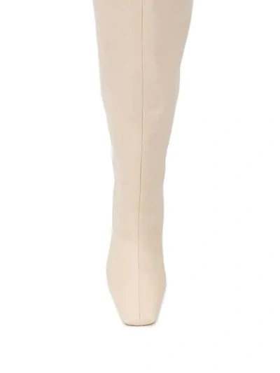 Shop Gia Couture Knee-length Boots In Neutrals