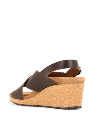 Shop Birkenstock Samira Wedge Sandals In Brown