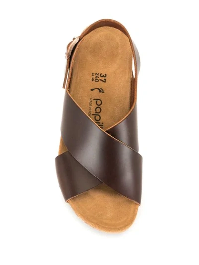 Shop Birkenstock Samira Wedge Sandals In Brown