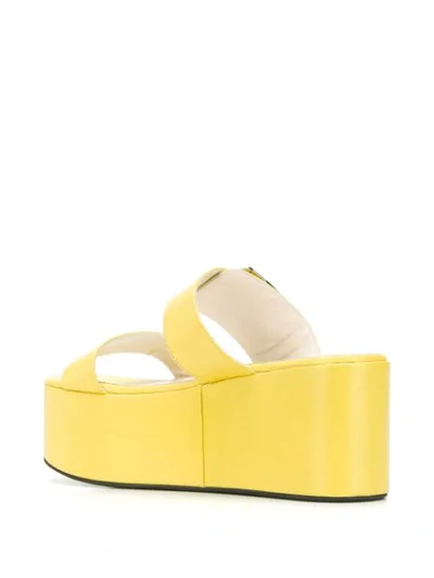 Shop Simon Miller High Platform Sandals In Yellow