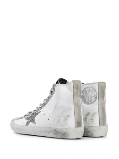 Shop Golden Goose Francy High-top Sneakers In White