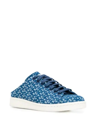 Shop Adidas Originals Stan Smith Mule Sneakers In Blue