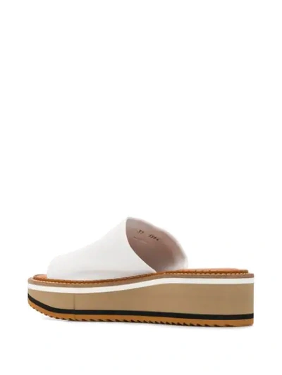 Shop Clergerie Fast 3 Sliders In White
