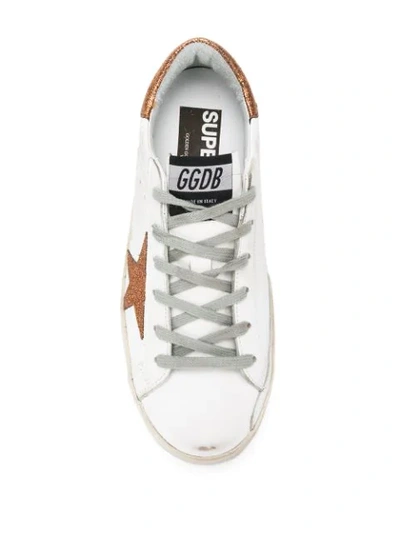 Shop Golden Goose Superstar Sneakers In White