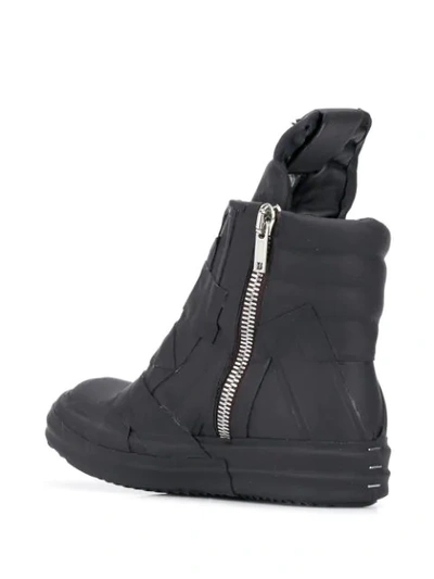 Shop Rick Owens Perfoma Geobasket Ankle Boots In Black