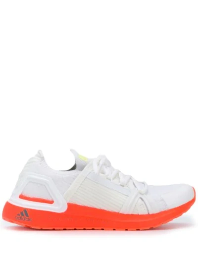 Shop Adidas By Stella Mccartney Two-tone Lace-up Trainers In White