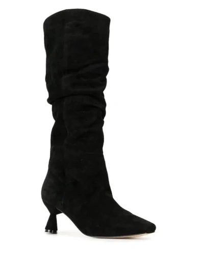 Shop Mara & Mine Willow Knee-length Boots In Black