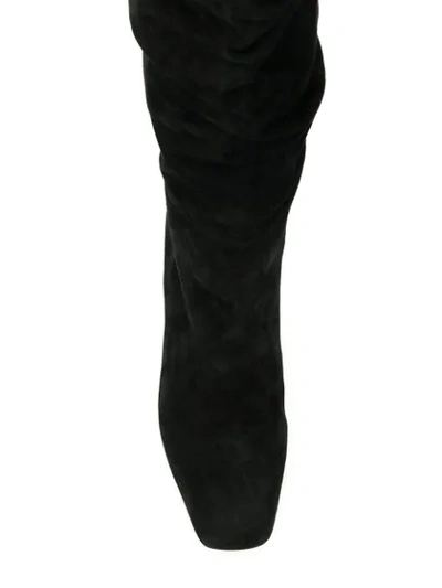 Shop Mara & Mine Willow Knee-length Boots In Black