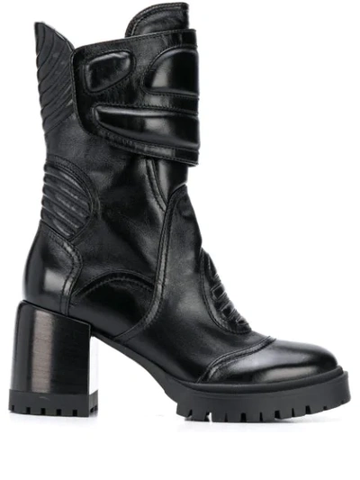 Shop Casadei Motox 130 Ankle Boots In Black