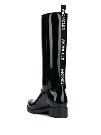 Shop Moncler Ginger Stivale Wellies In Black