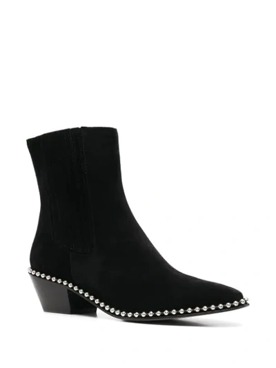 Shop Zadig & Voltaire Tyler Studded Ankle Boots In Black