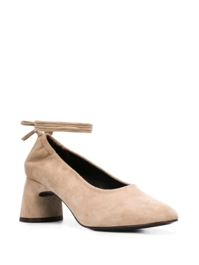 Shop Dorateymur Arena Ankle-tie Pumps In Neutrals