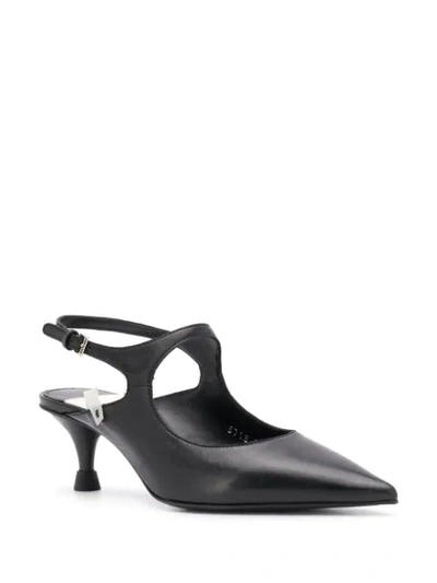 Shop Premiata Pointed Toe 60mm Heel Pumps In Black