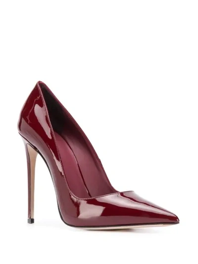 Shop Le Silla Eva Pointed Pumps In Red
