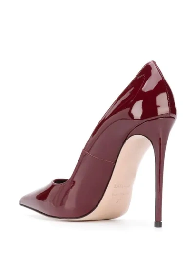 Shop Le Silla Eva Pointed Pumps In Red