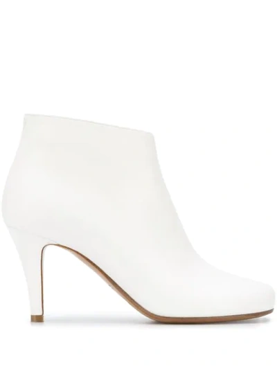 Shop Maison Margiela Stiletto Ankle Boot In White
