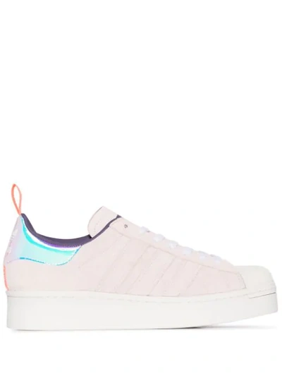 Shop Adidas Originals X Girls Are Awesome Superstar Bold Sneakers In Pink