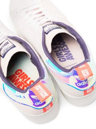 Shop Adidas Originals X Girls Are Awesome Superstar Bold Sneakers In Pink