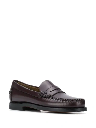 Sebago Classic Leather Mocassin In Brown