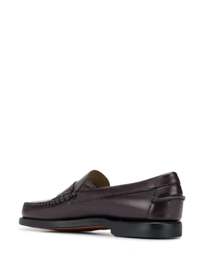 Sebago Classic Leather Mocassin In Brown