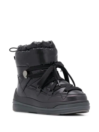 Shop Moncler Ankle-length Snow Boots In Black